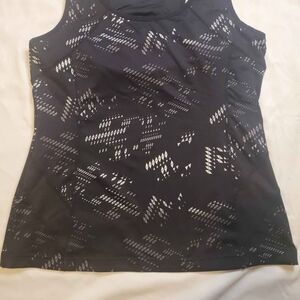 5 Womens Racer Back Tank Tops with built In Bra -4 Size XL And 1 Size L